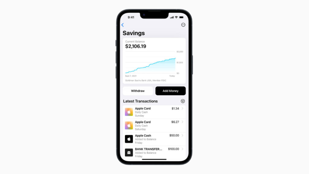 Apple Card Users to Get High-Yield Savings Account From Goldman Sachs